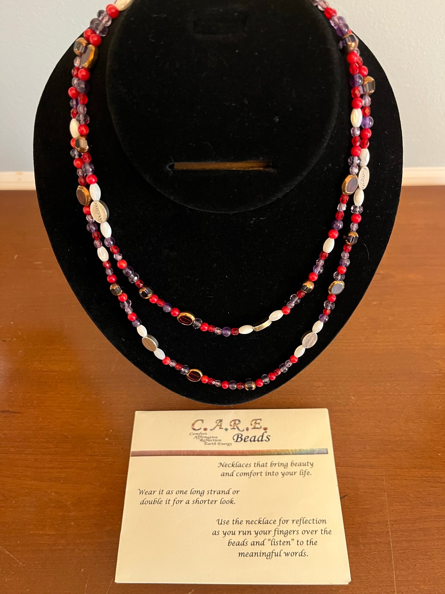 Red Hat Society C.A.R.E. Necklace (C7)