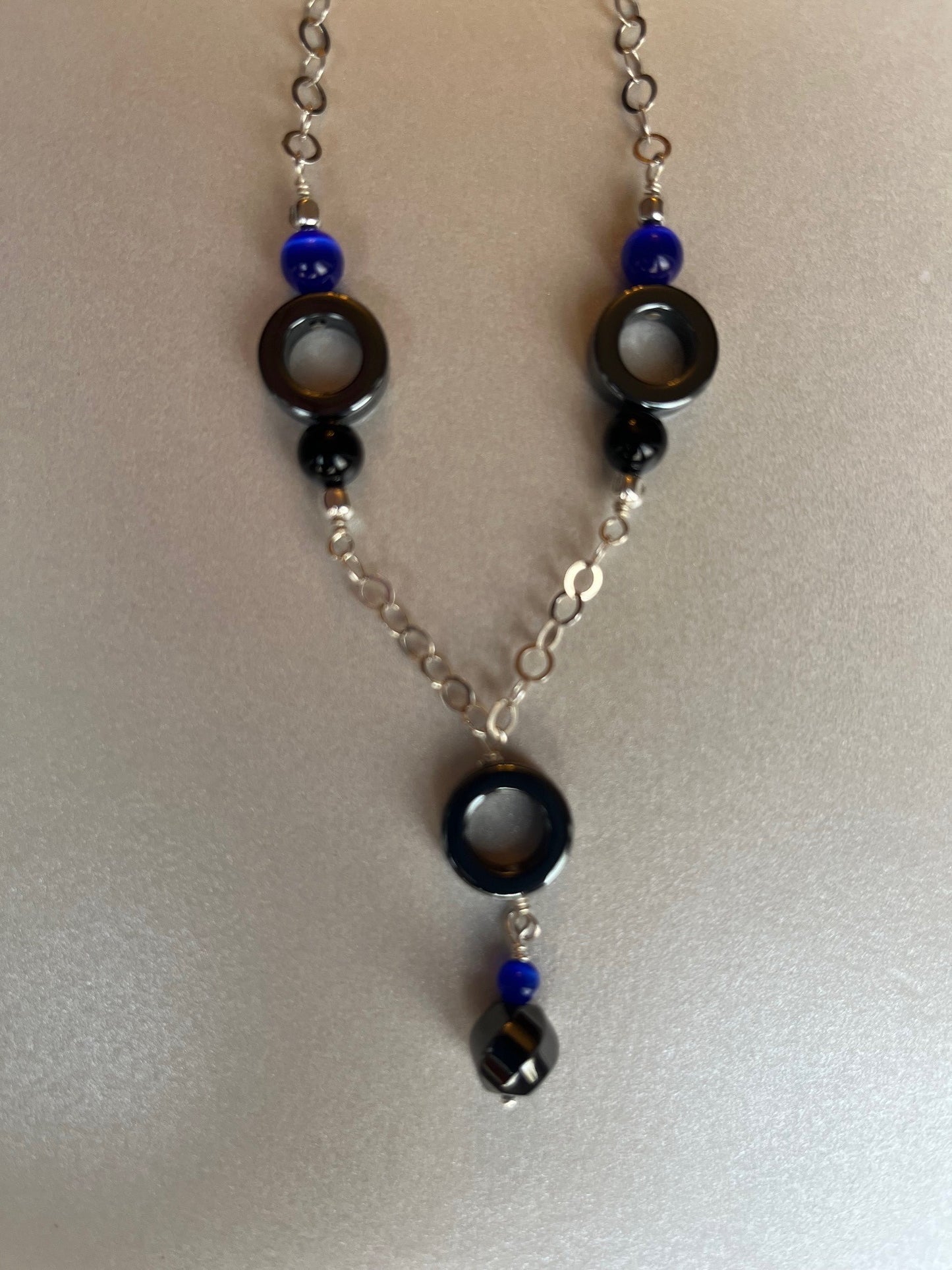 Hematite Circles Necklace (N5)